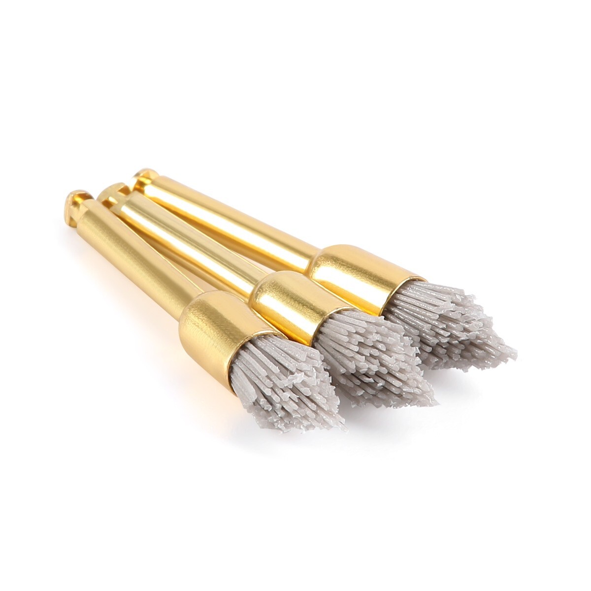10Pc Dental aluminium oxide Polisher Brush Wheel Polishing For Rotary tools