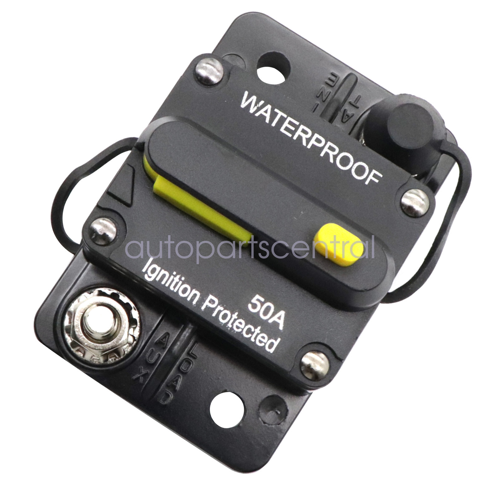 1X 50AMP 12V DC Circuit Breaker Reset Car Auto Marine Stereo Audio FuseInverter