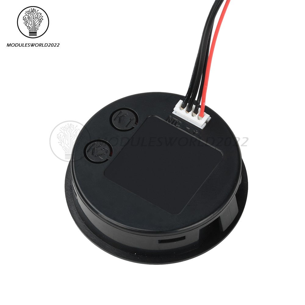 LCD Digital Battery Level Indicator Voltage Power Percentage Temperature Display