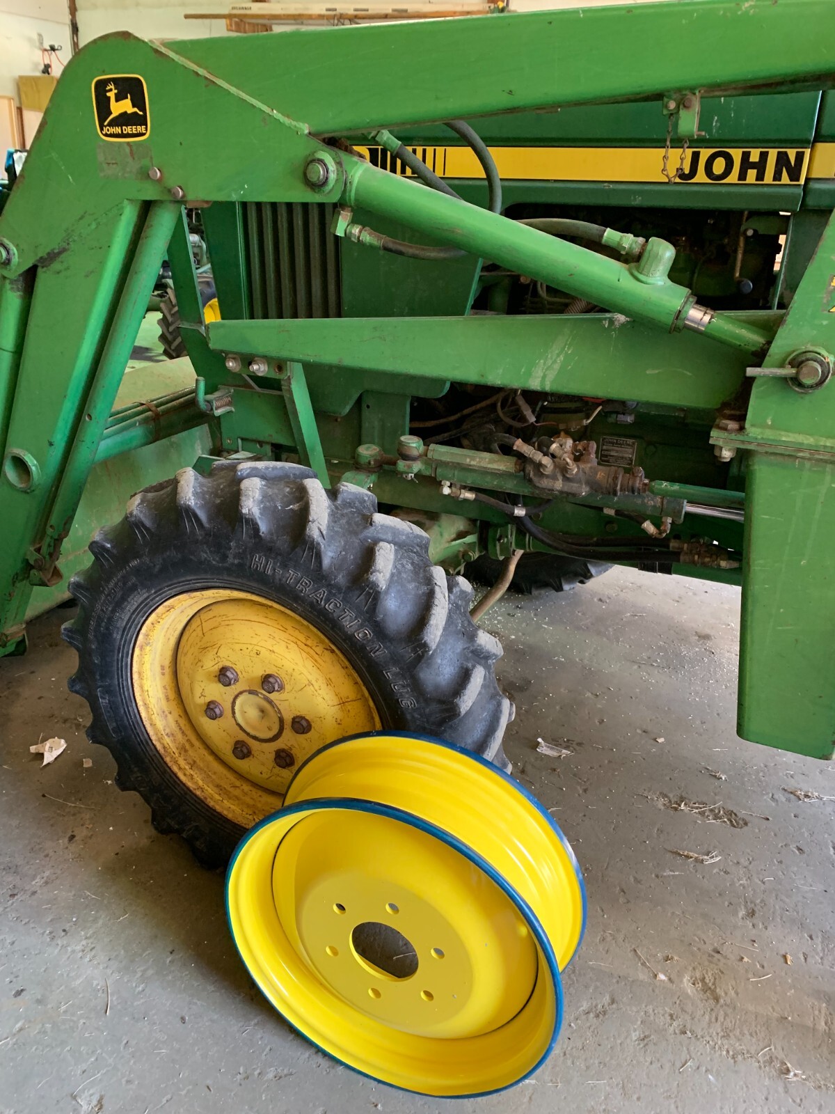 Front wheel for John Deere 950/1050 CH13187 MFWD (4 wheel drive) tractors