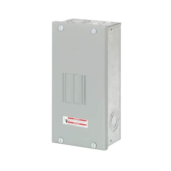 Breaker Box Panel 70 Amp 2-Space 4-Circuit Indoor Main Lug Load Center Bolt On F