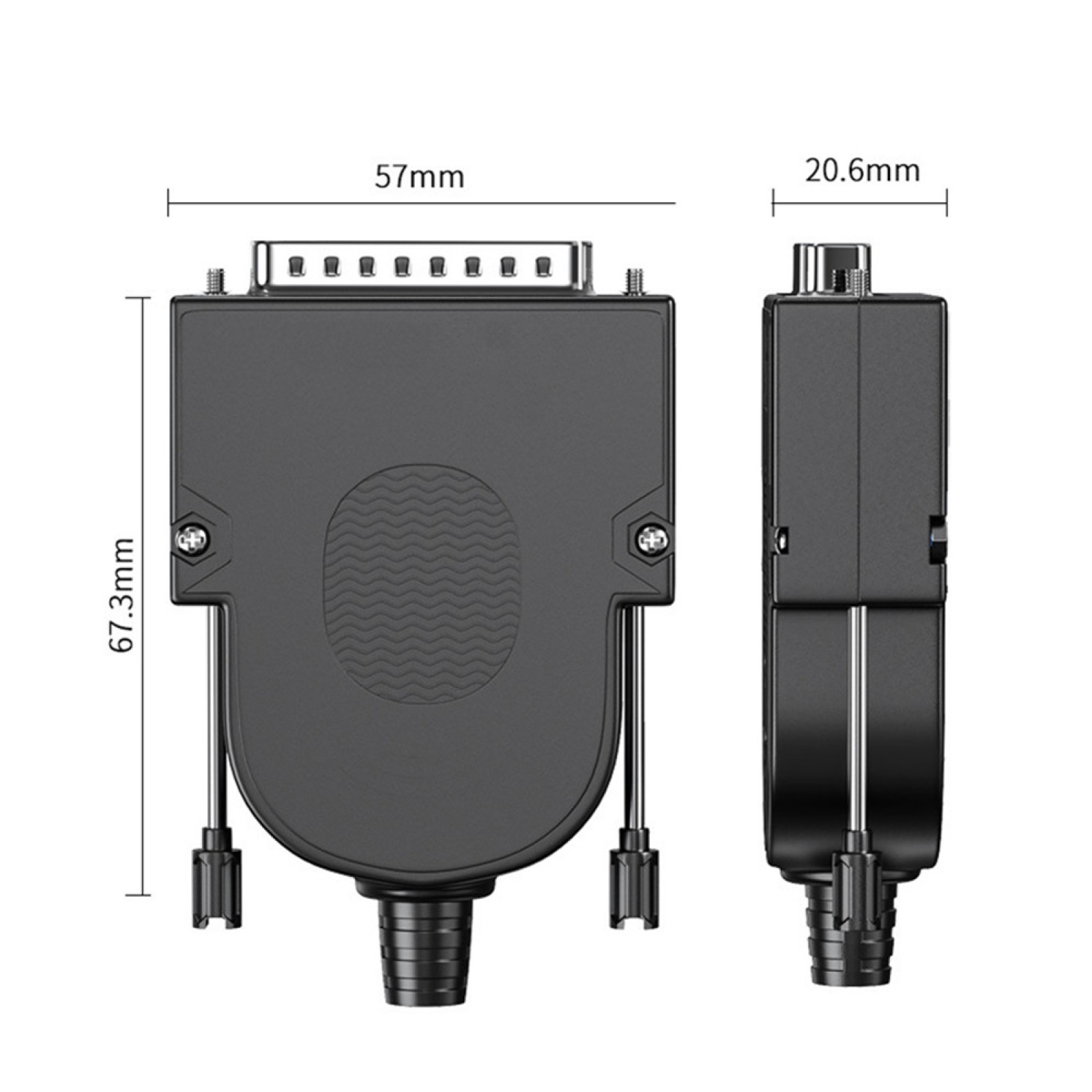 DB25 Breakout Board Male/Female Adapter 25-pin Port To Terminal Connector Thin