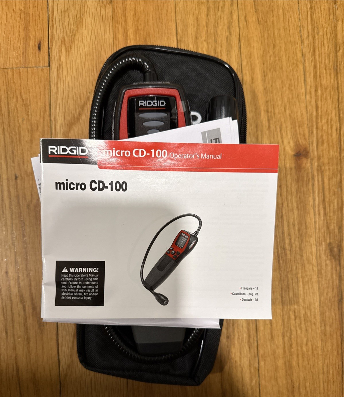 RIDGID 36163 Micro CD-100 Combustible Gas Detector – Grey
