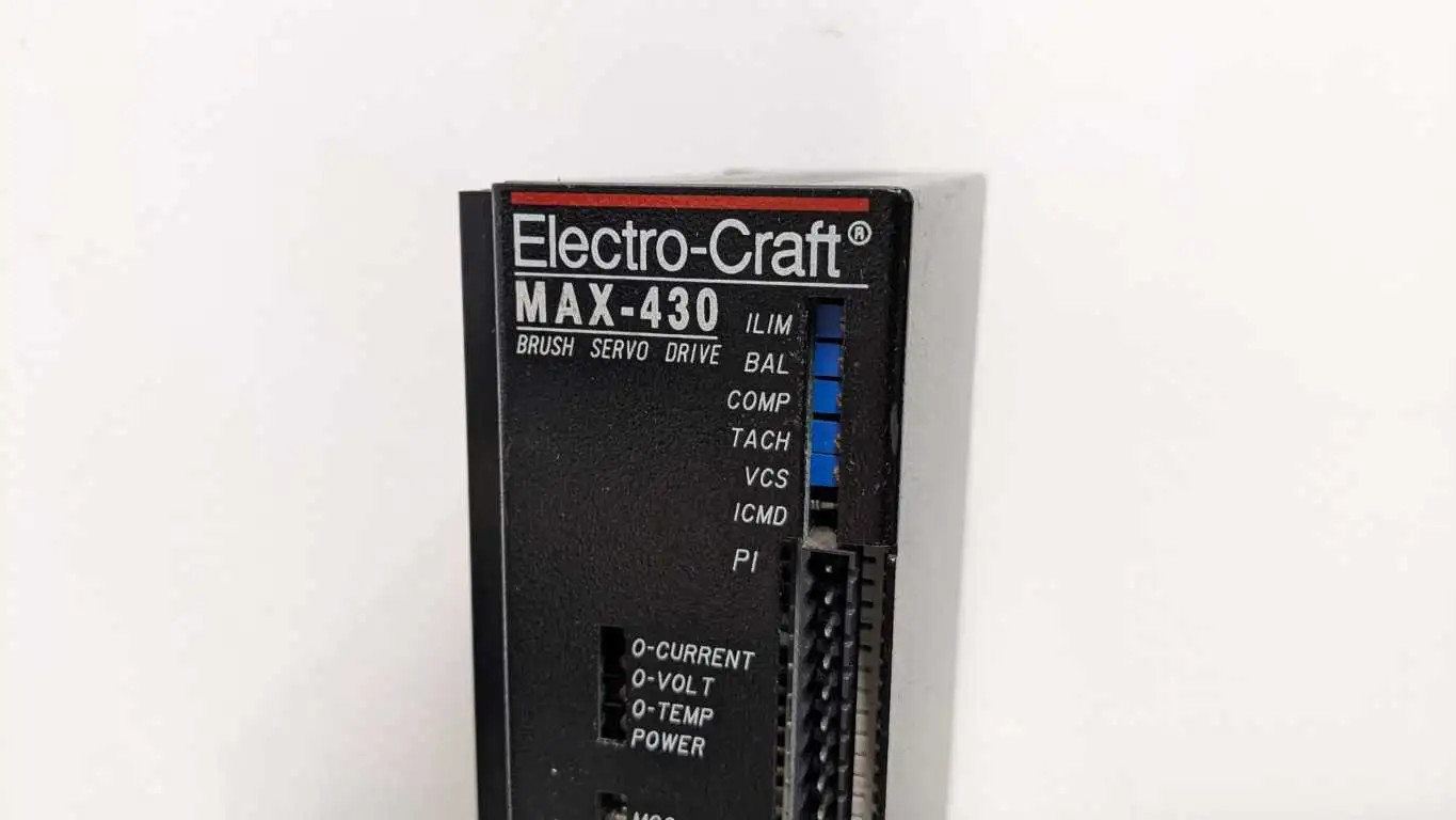 Electro-Craft MAX-430 Brush Servo Drive F 20-85VAC 15A to 30-120VDC 15A 30-Peak