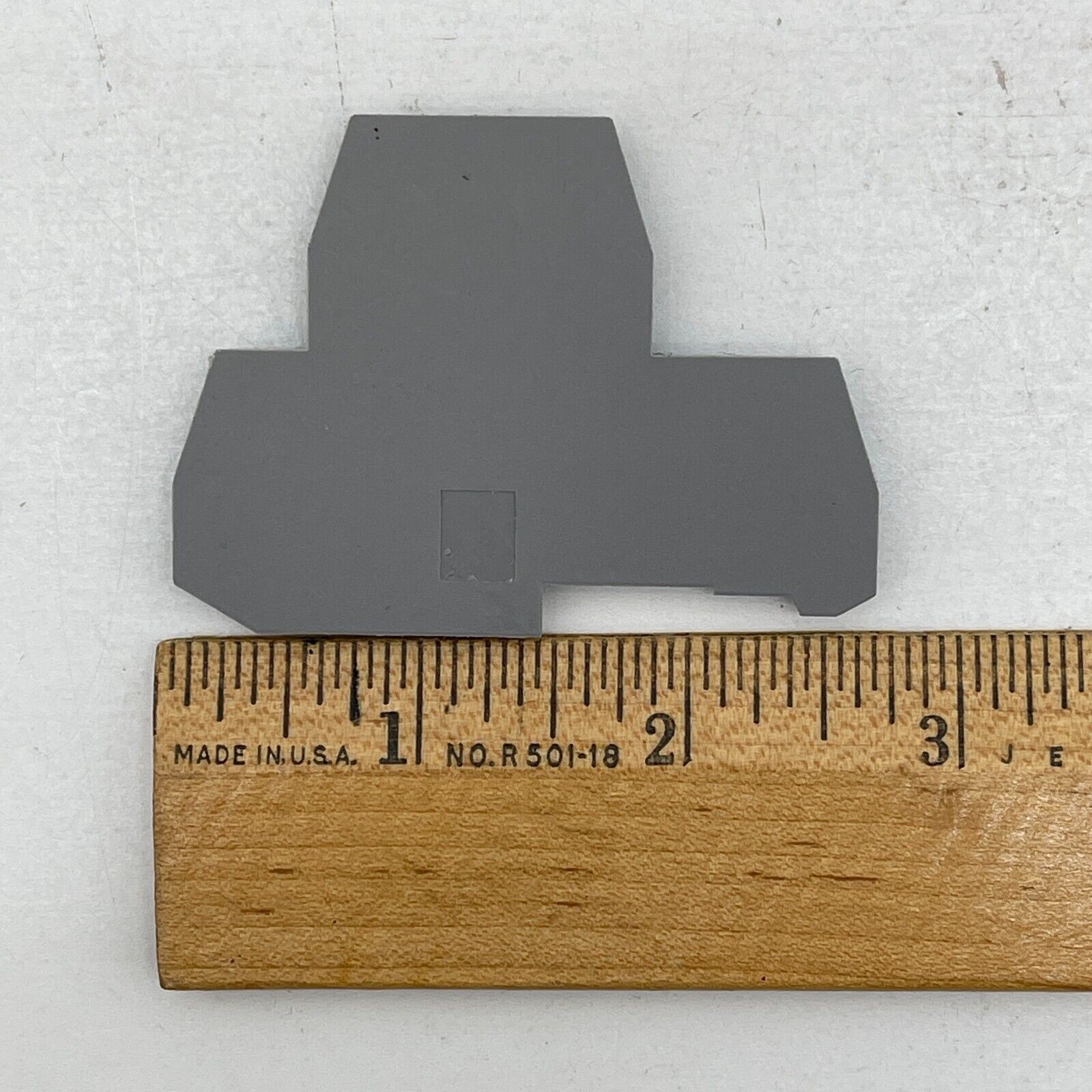 Entrelec FEM Series End Cover for Use with DIN Rail Terminal Blocks 1SNA118499R2