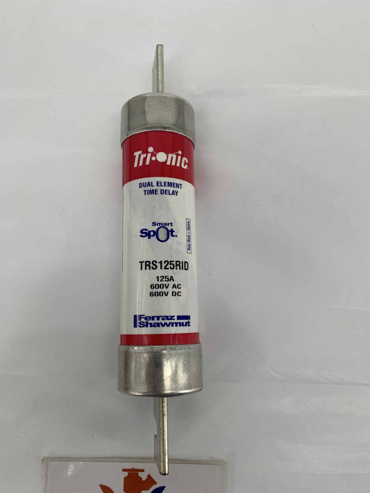 Mersen TRS125RID Tri-Onic Dual Element Time Delay Class RK6 125A 600VAC/DC Fuse
