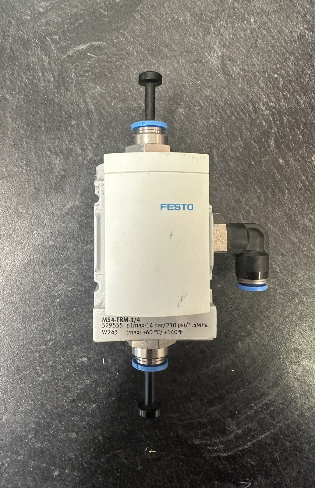 Festo MS4-FRM-1/4 Bramching Module P1 Max 14bar 210psi 1.4MPa 60°C /140°F