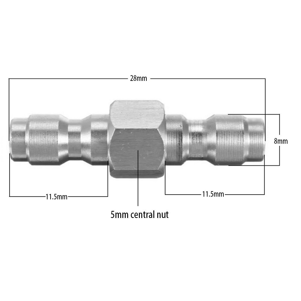 High Quality Material Connect Adapter 12mm 28mm Double Male Quick Reliable
