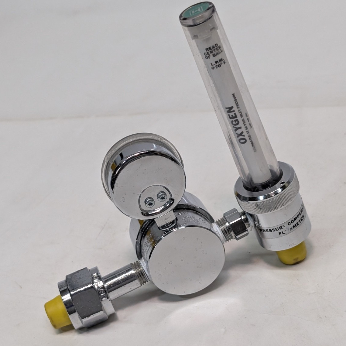 Hudson 2625 Medical Oxygen Regulator With Flowmeter Gauge 15LPM As Shown