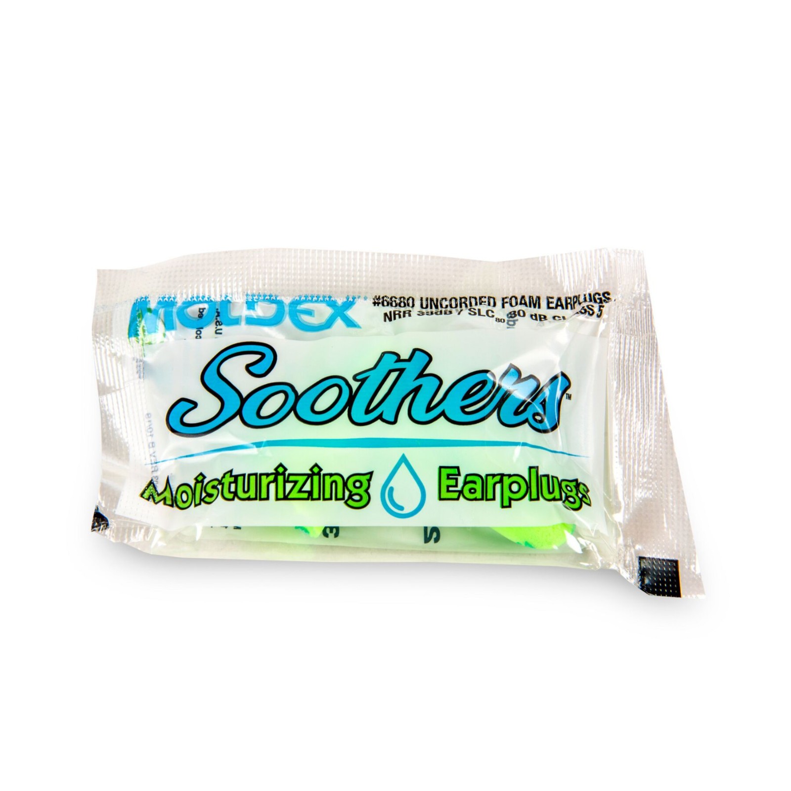 Moldex Soothers™ Moisturizing Foam Earplugs 6680, NRR 33 dB