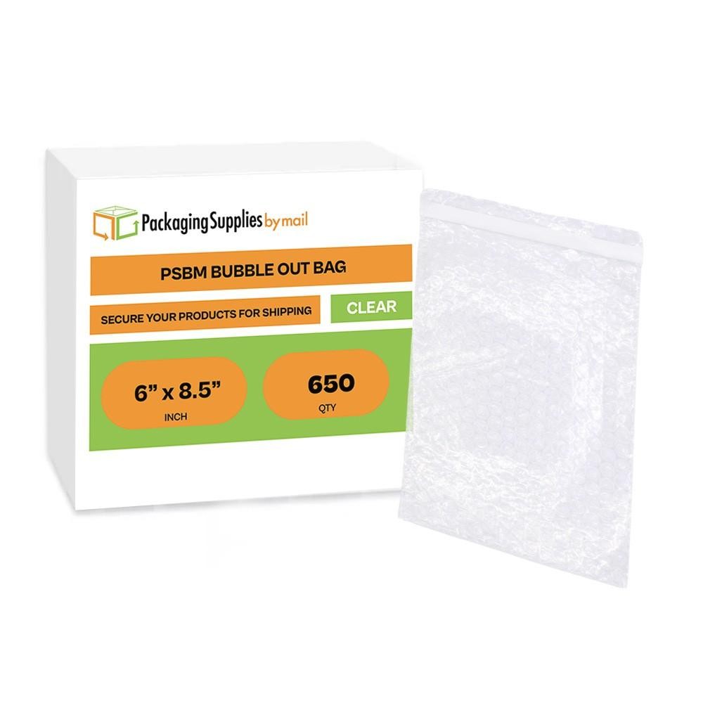 650 Pieces Bubble Out Bags 6″ x 8.5″, 3/16″ Bubble Lining, Clear, Recyclable
