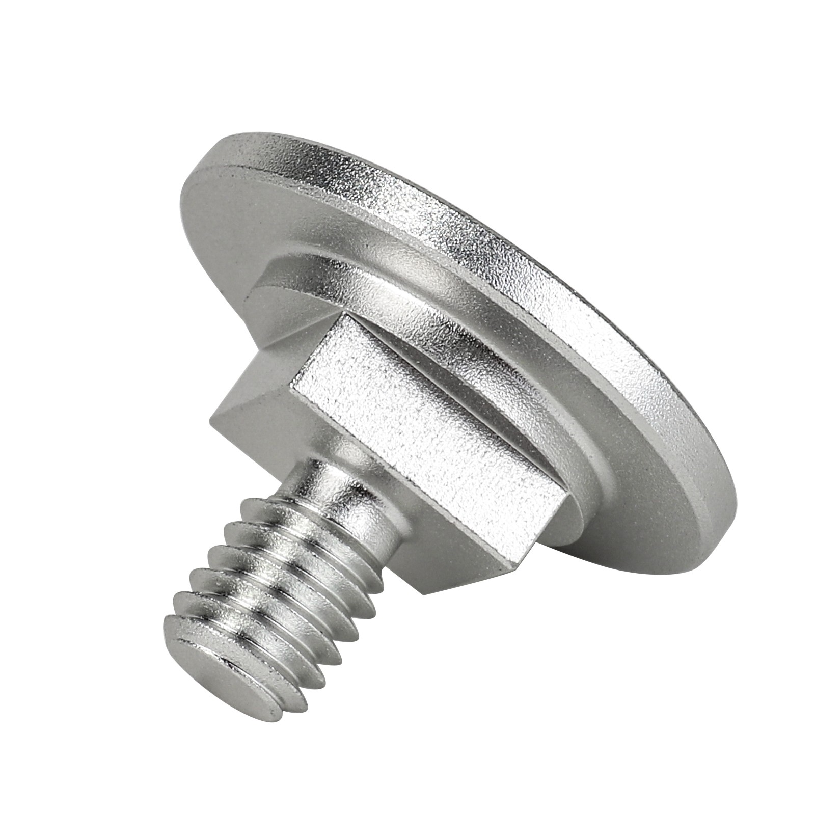 Light Weight Aluminum Pipeliner helmet fasteners (Silver Knurled) welding hood