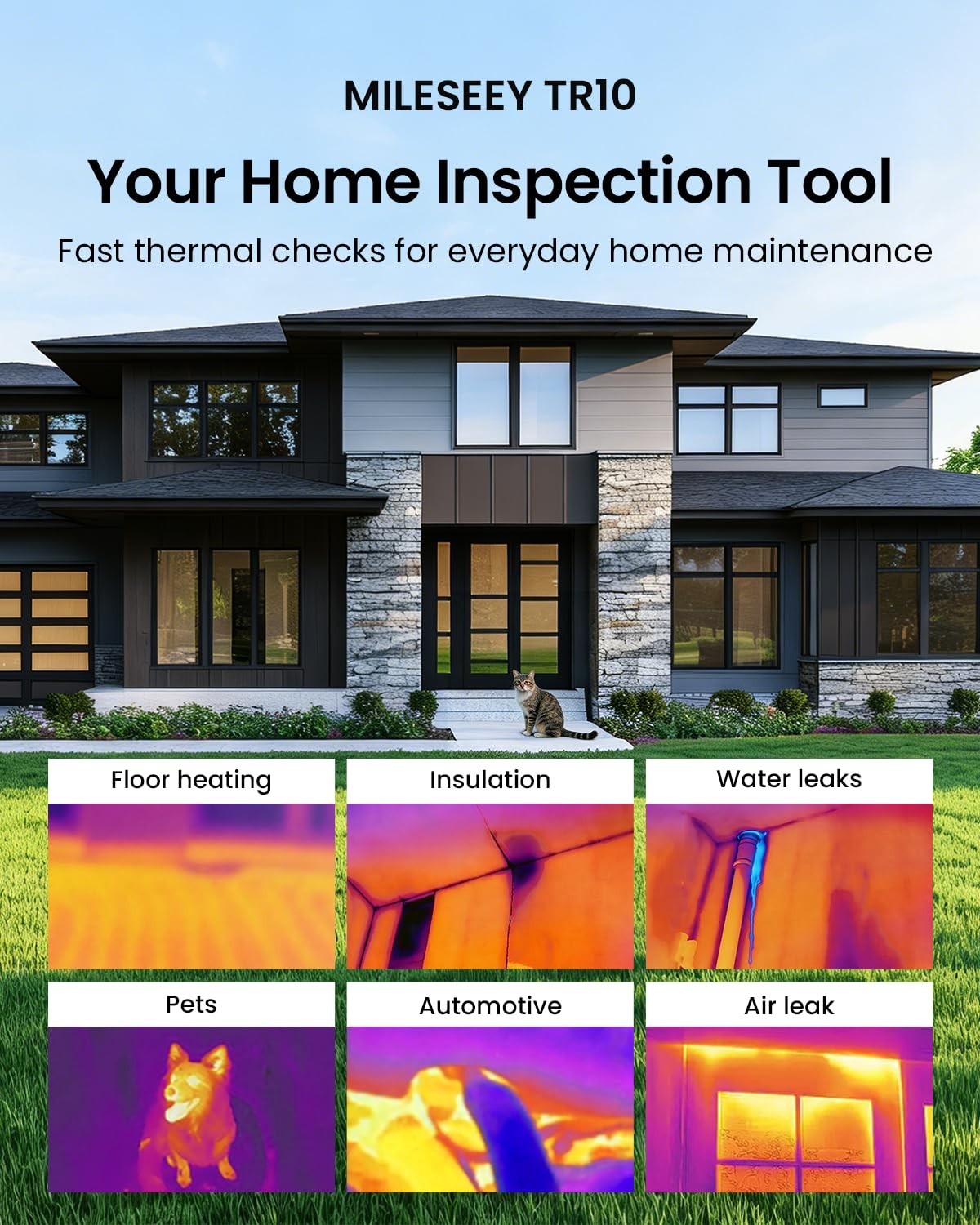 Handheld Infrared Thermal Imager – Super Resolution, Adjustable Emissivity