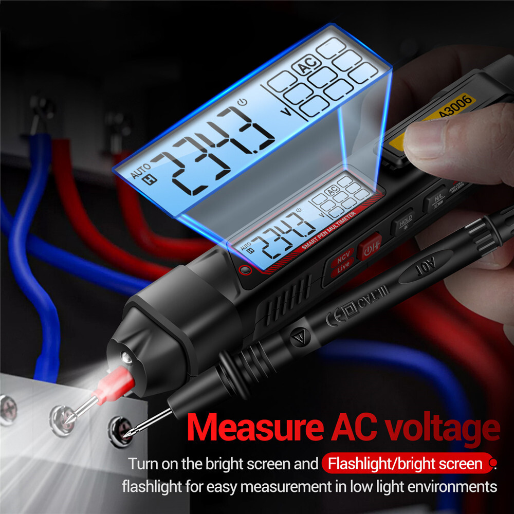 ANENG A3006 Pen Type Multimeter Digital AC/DC Voltage Tester Detector Meter Tool
