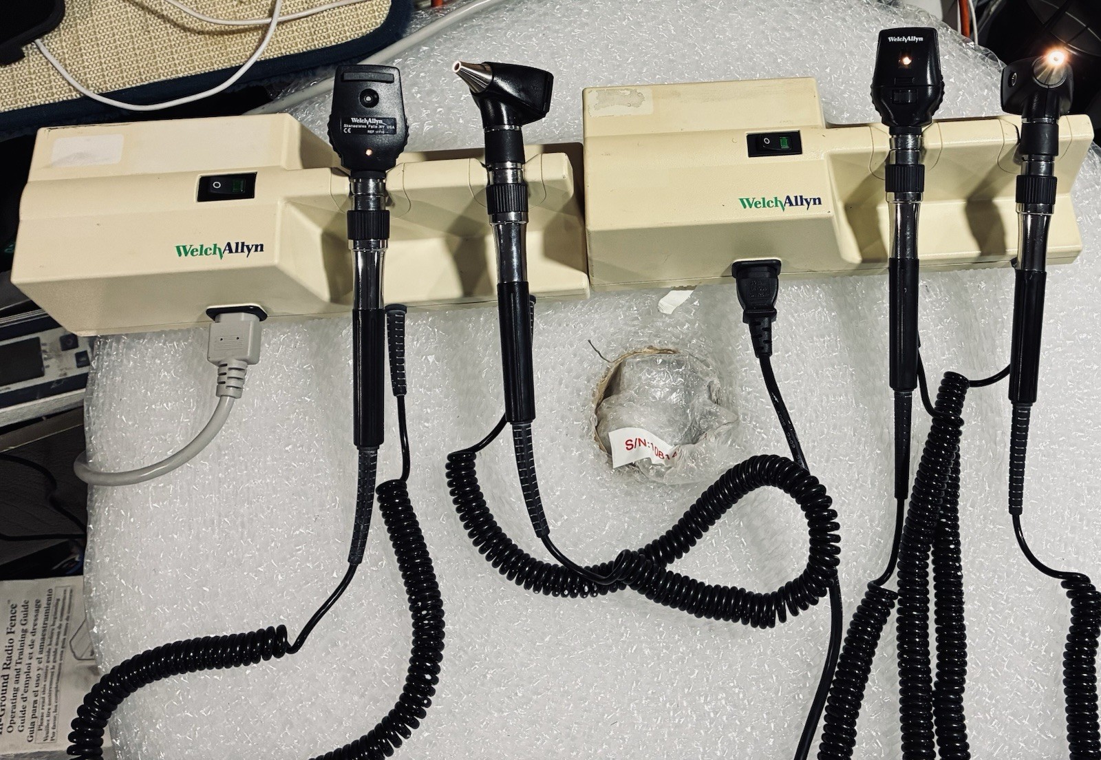 Welch Allyn 767 Series Wall Transformer with headlights Lot Of 2