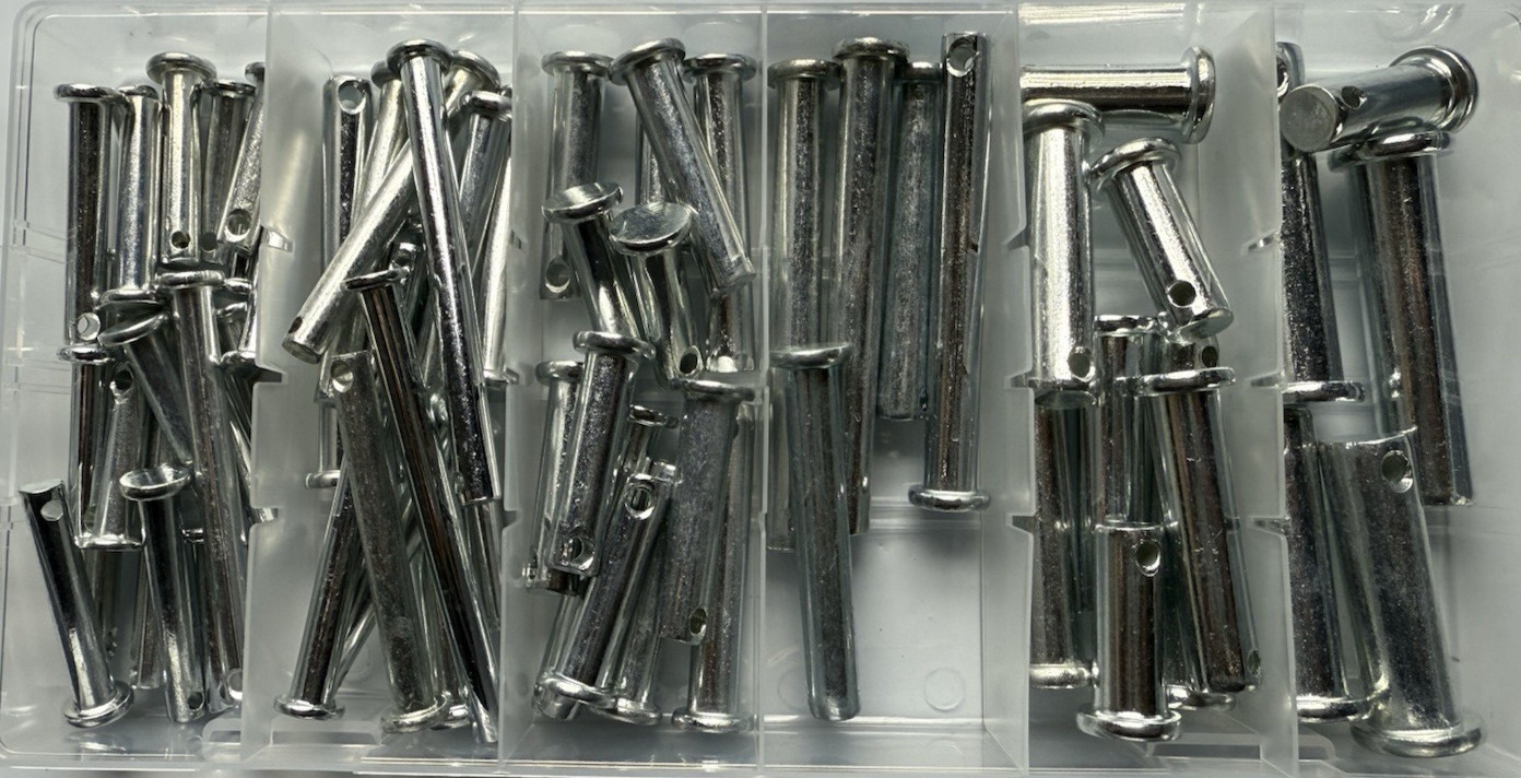 Goliath Industrial 60pc Clevis Pin Assortment Kit ~ CPA60