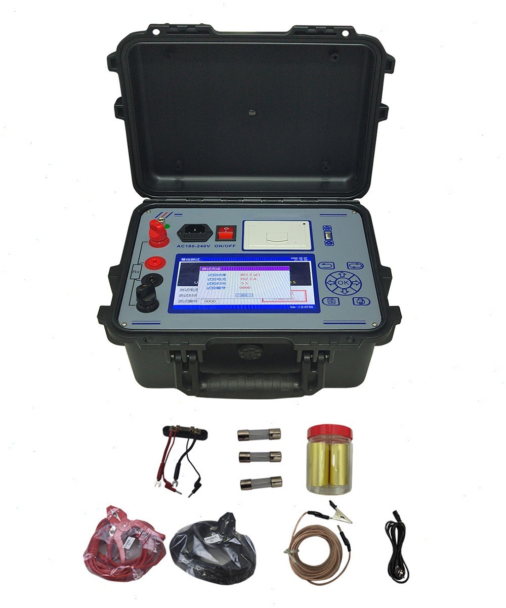 Digital Loop Contact Resistance Tester with Range 0-50mΩ Data Storage Function