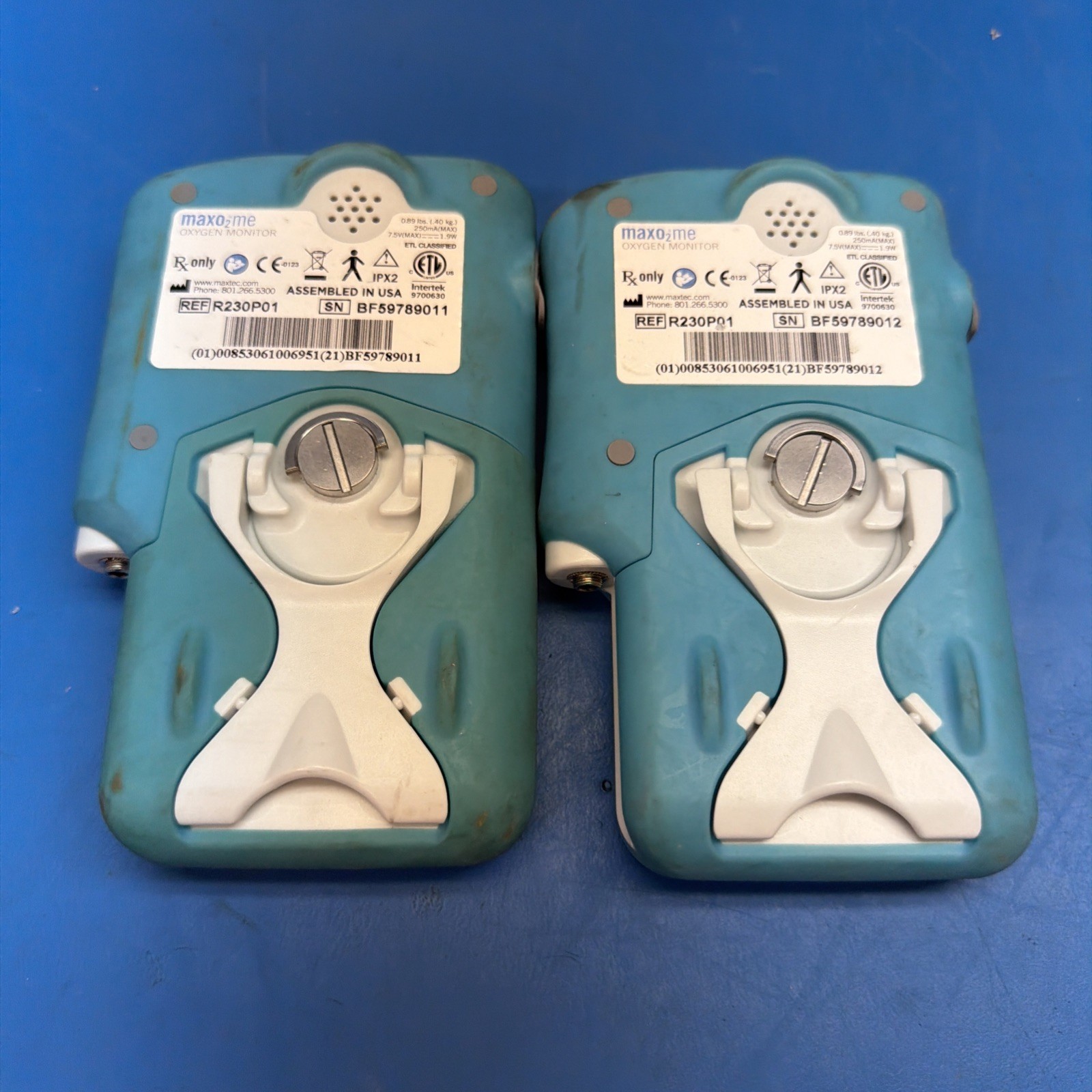 Maxtec Oxygen Monitor REF 230P01 Lot of 2 *untested*