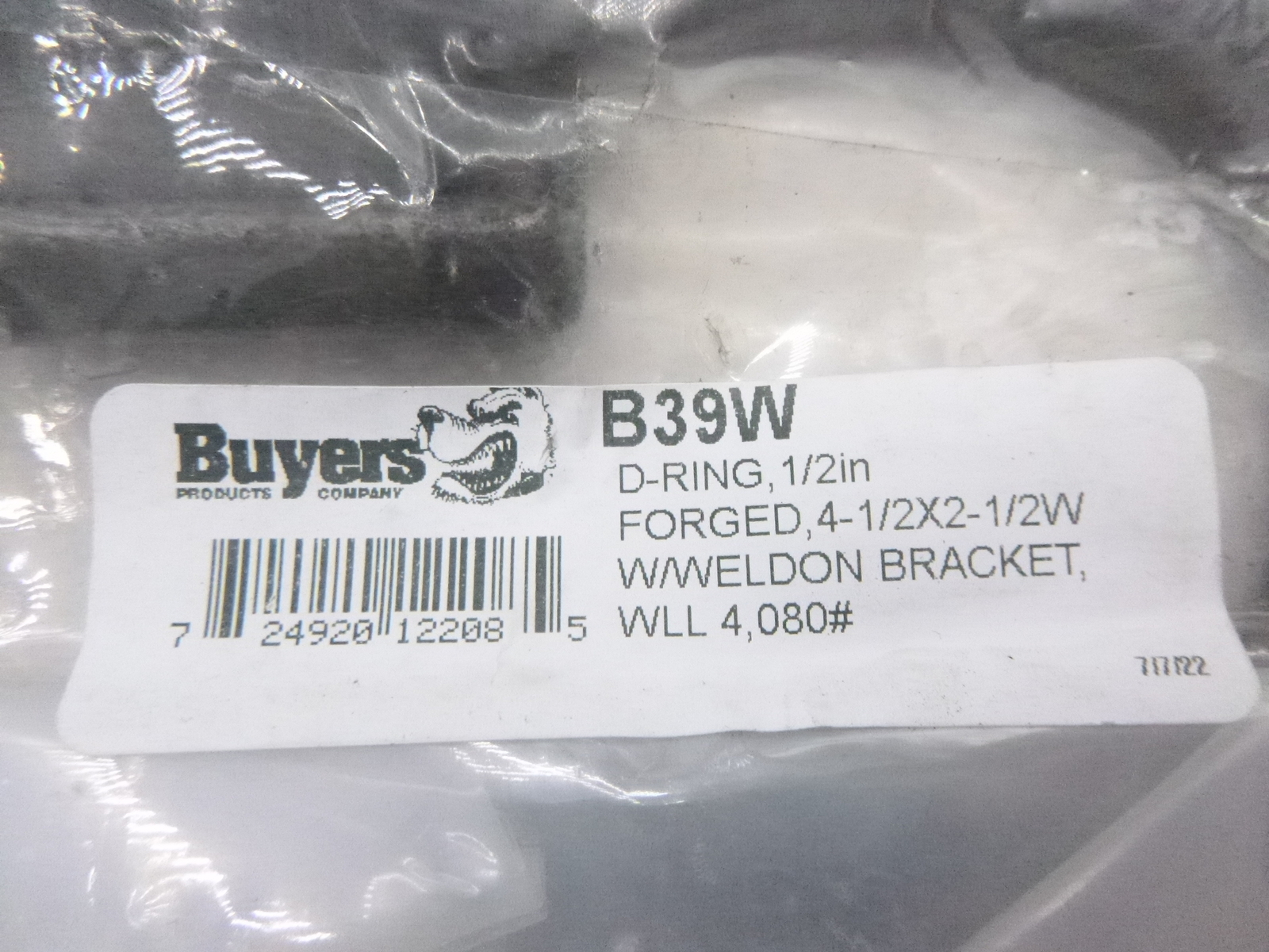 3 Pack Buyers Products D-Ring 1/2″ B39W