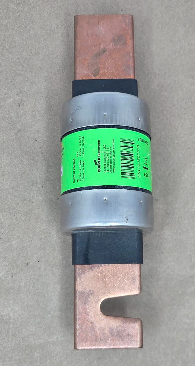 Bussmann FRN-R-400 Fusetron 400A 250V Class RK5 Time Delay Fuse