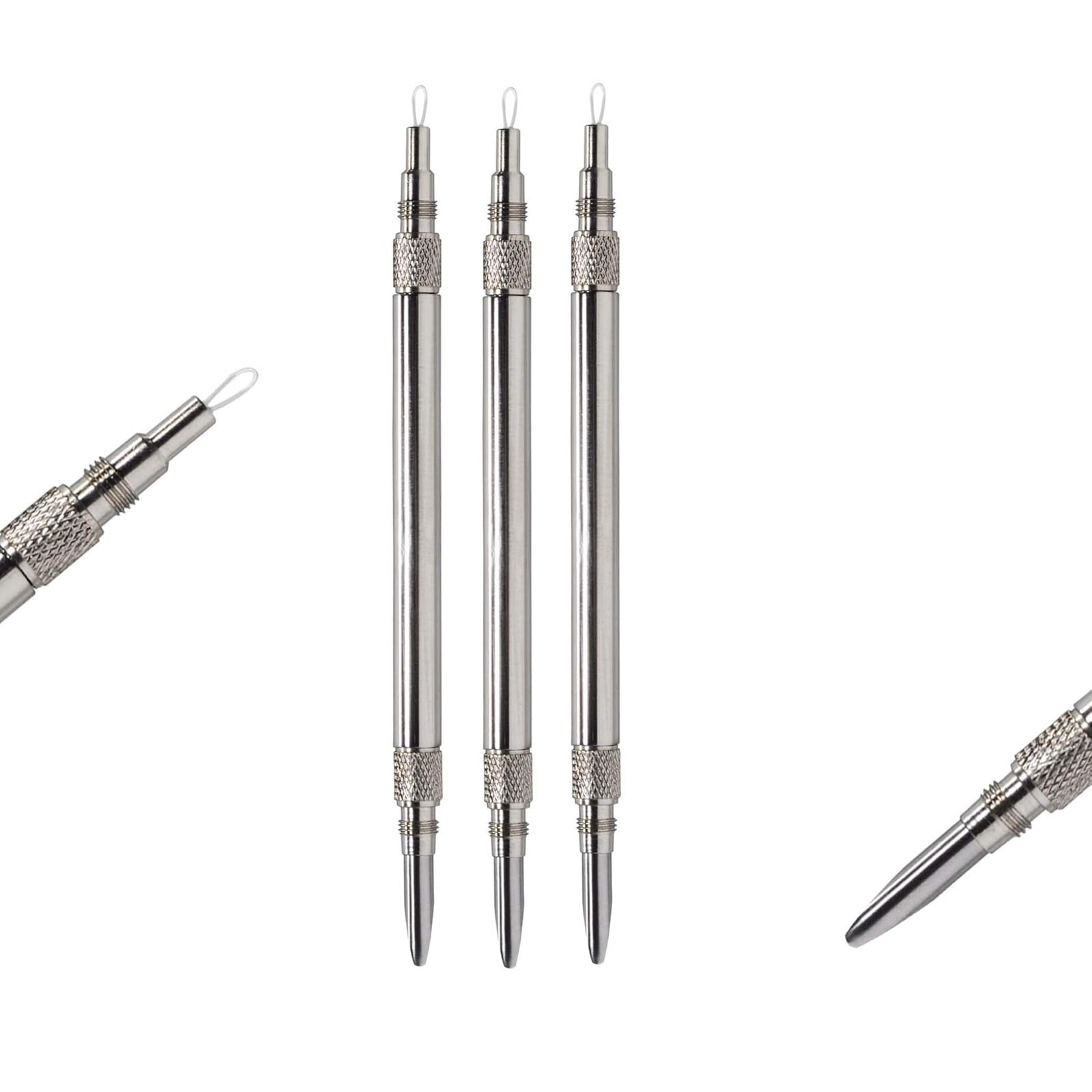 Set of 3 Eye Magnet & Foreign Body Loops Surgical Ophthalmology Instruments