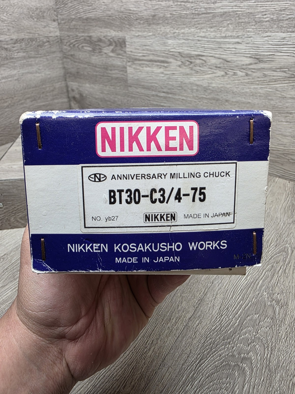Nikken BT30-C3/4-75 Multi-lock Milling Chuck Tool Holder Free Shipping!!