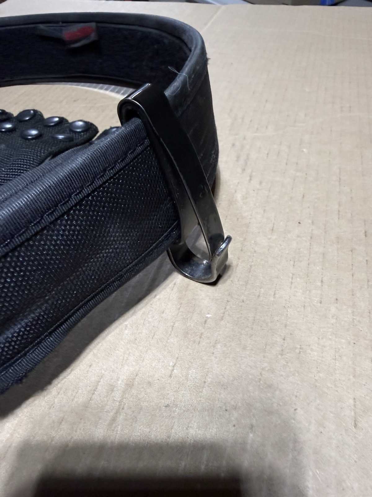 Bianchi AccuMold Duty Belt Large 34-40 CopLok 2.25 Black & 5 Nylon Belt Keepers