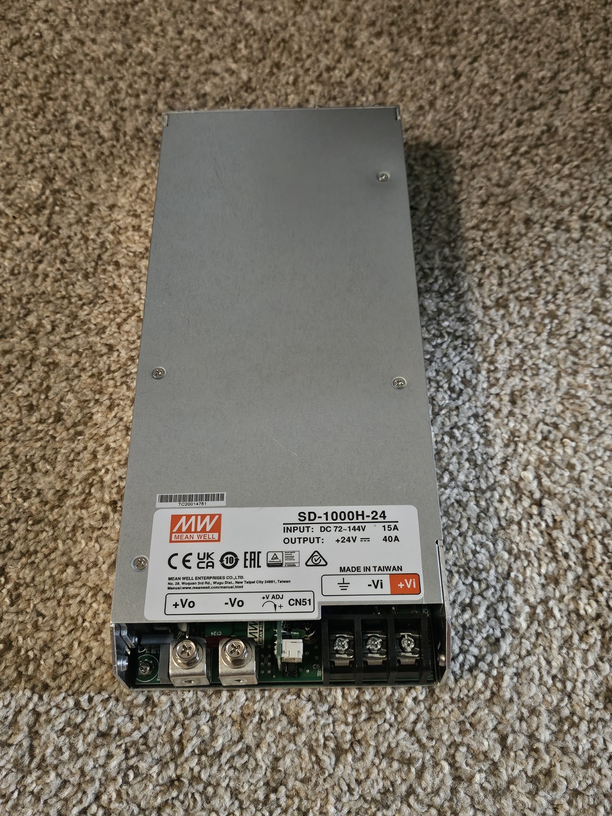 SD-1000H-24 MEAN WELL – Converter: DC/DC