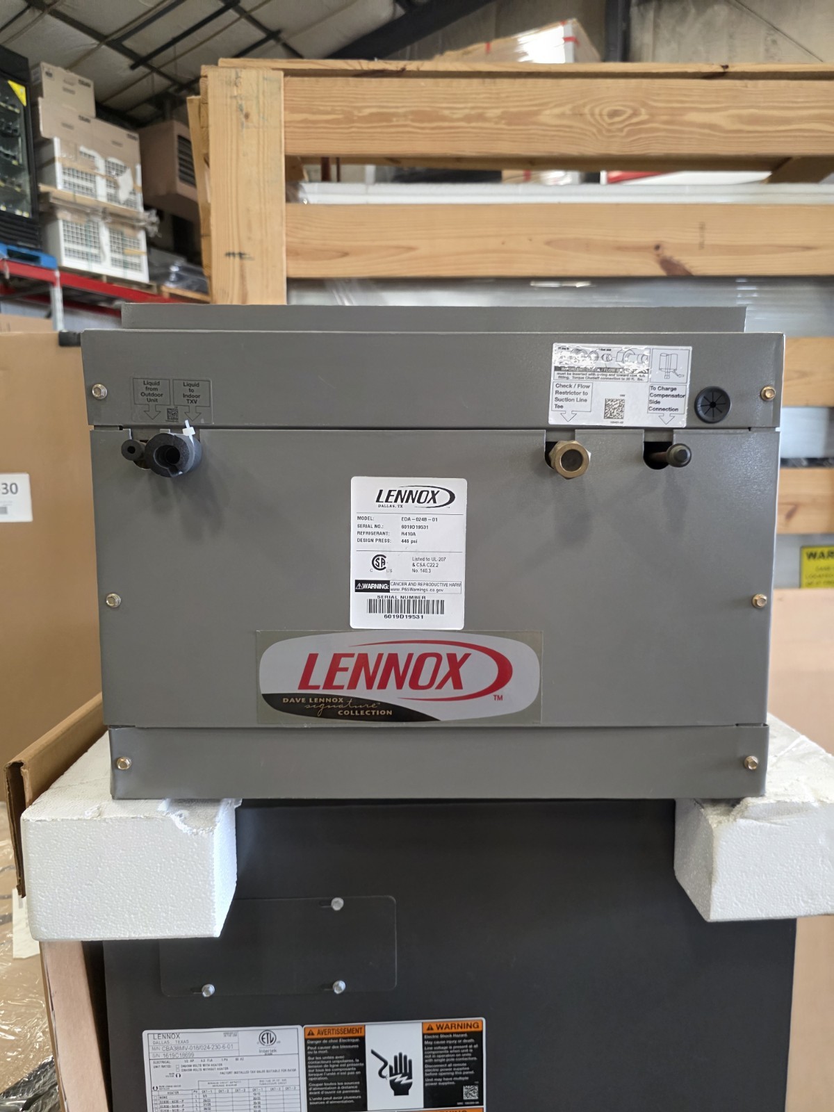 NEW Lennox 14HPX-024 Air Conditioner 2 Ton With CBA38MV Air Handler, 410A, 230V