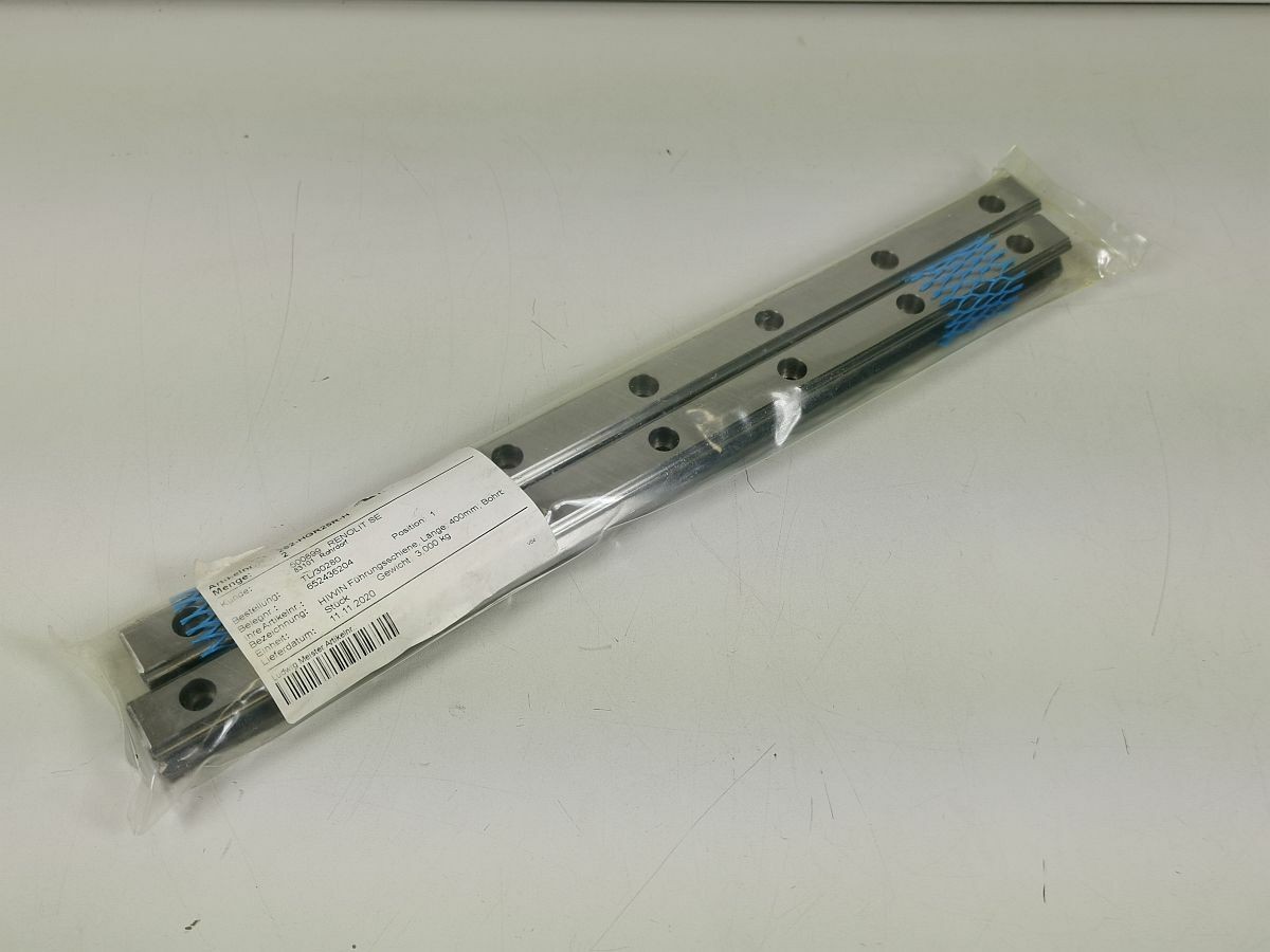 Hiwin Guide Rail 262-HGR25R-H 400mm 2pcs NEW