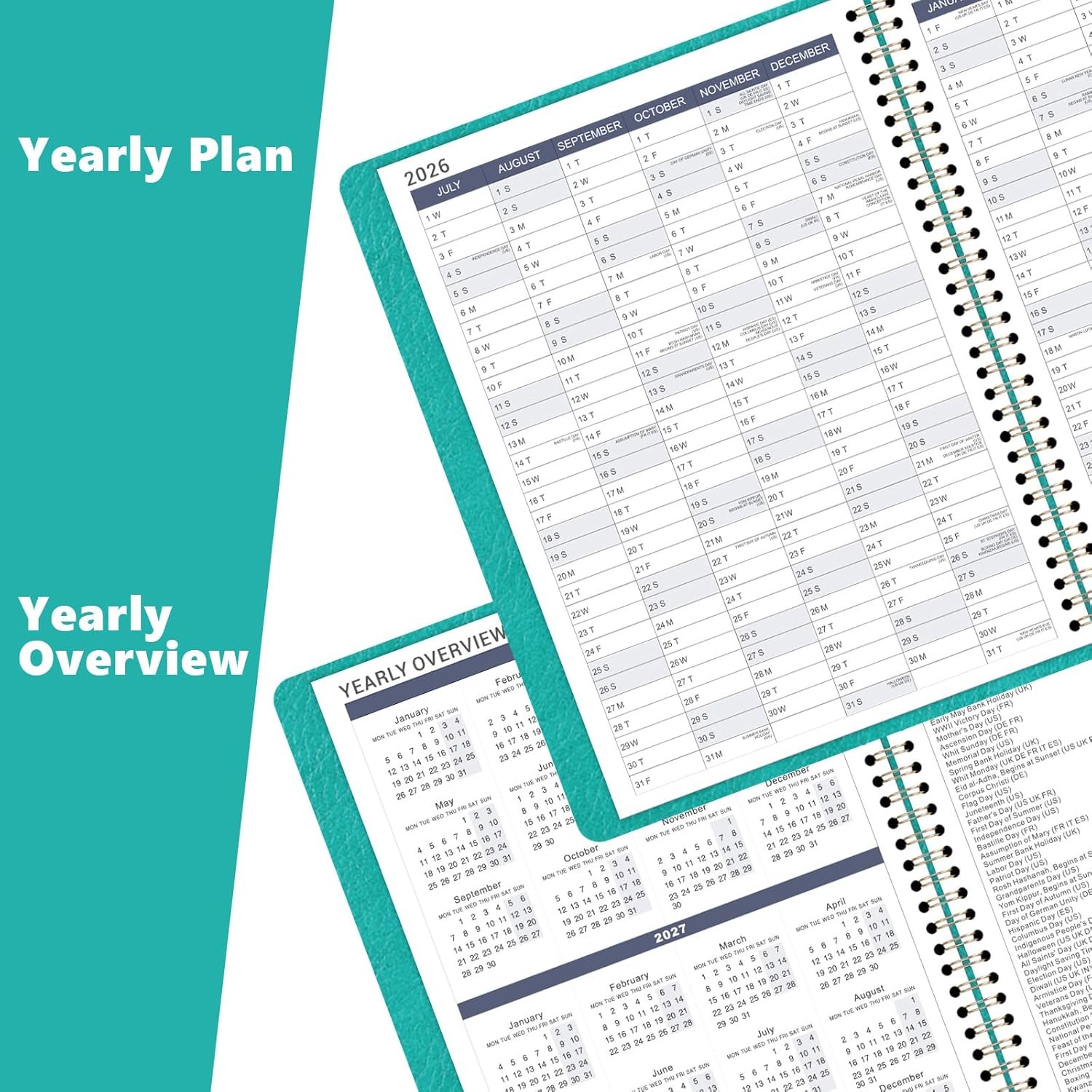 Weekly Appointment Book & Planner -2027 – Large -2027 Daily Hourly Planner,
