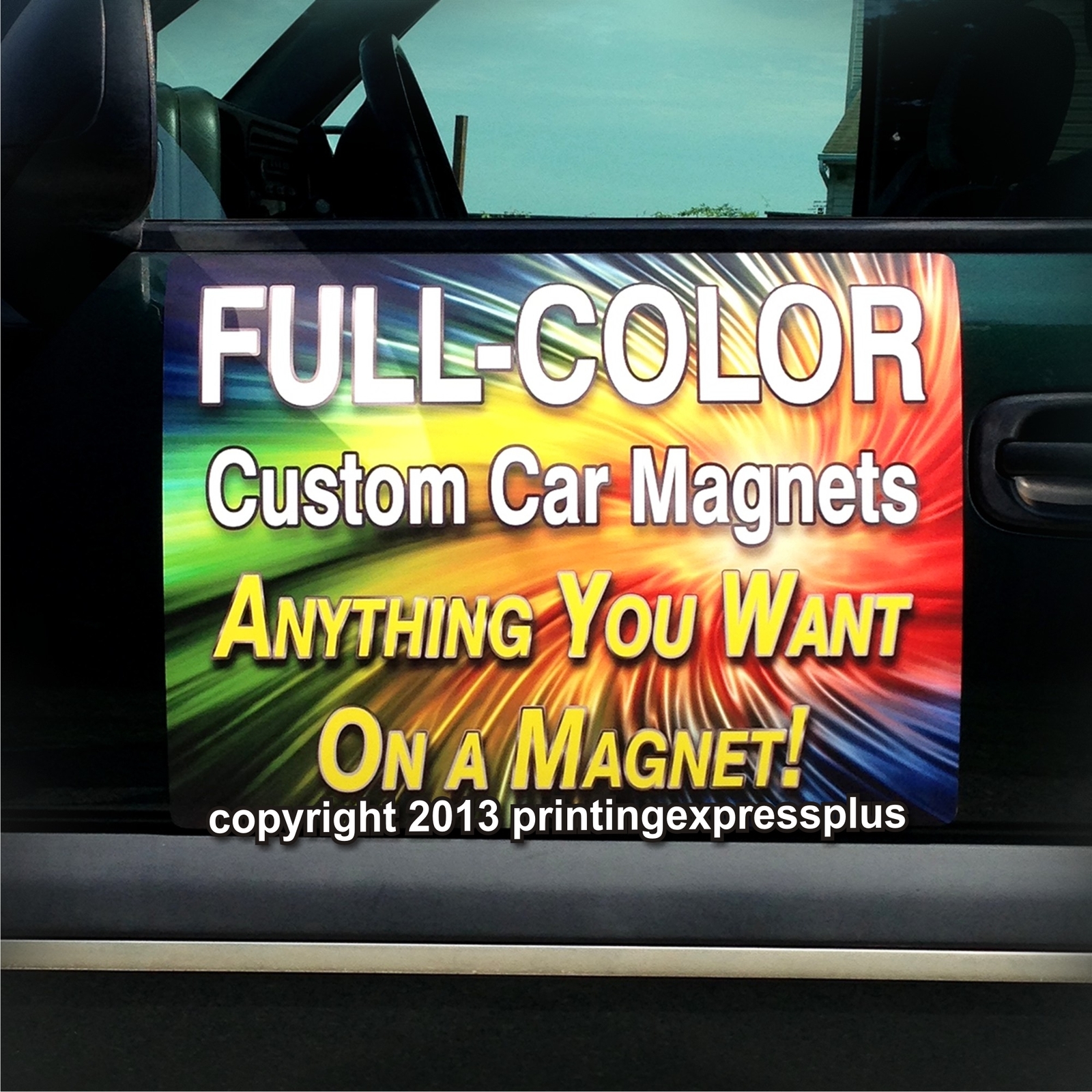 2 – 18×24 Custom Car Magnets Magnetic Auto Truck Signs – Free Design Included!