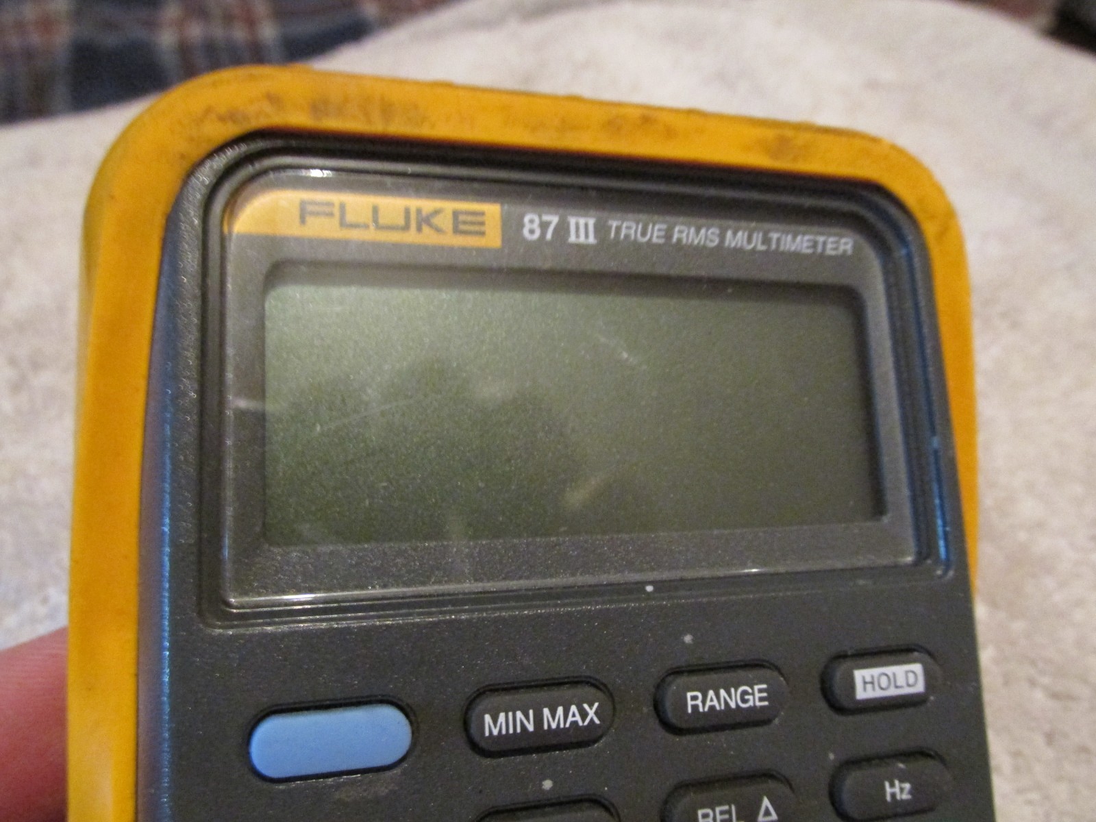 FLUKE 87 III TRUE RMS MULTIMETER W/ CASE BOEING AIRCRAFT FACTORY SURPLUS TOOL