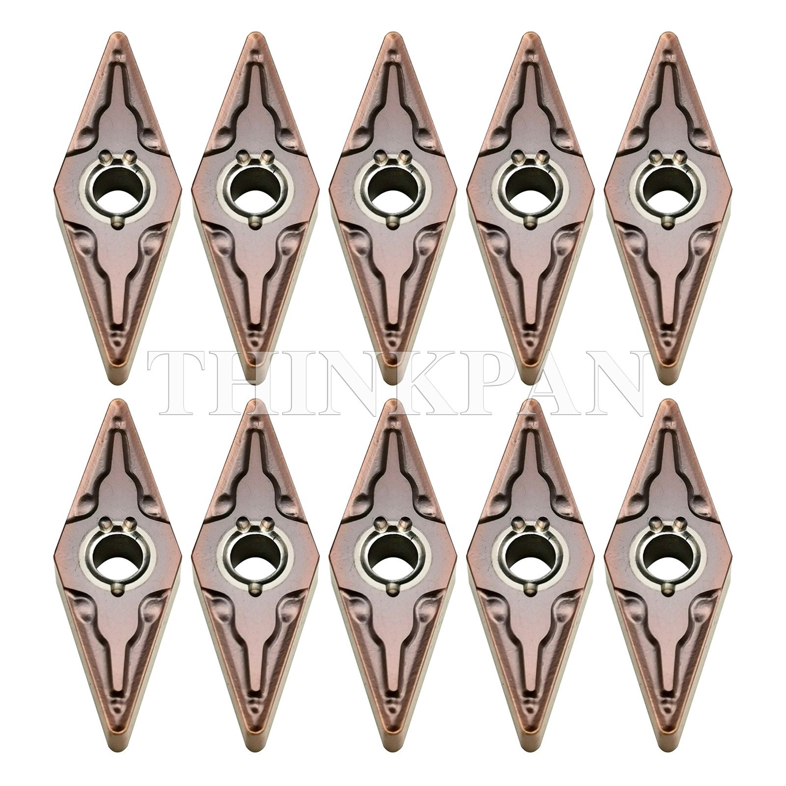 10PCS VNMG160408/VNMG332 CNC Carbide Turning Insert Lathe Holder Cutting Tool