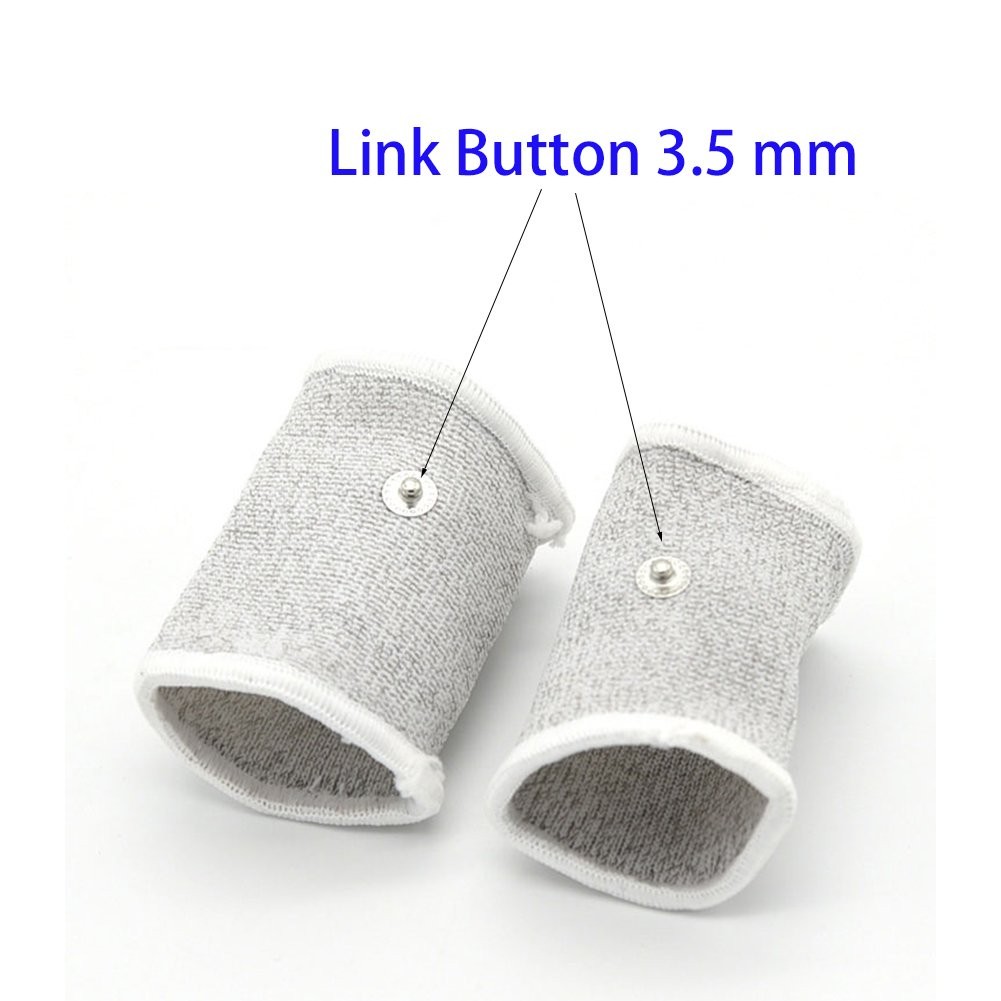 E-stim Adjustable Fabric Silver Thread Conductive Loop Accessories for Tens Stim