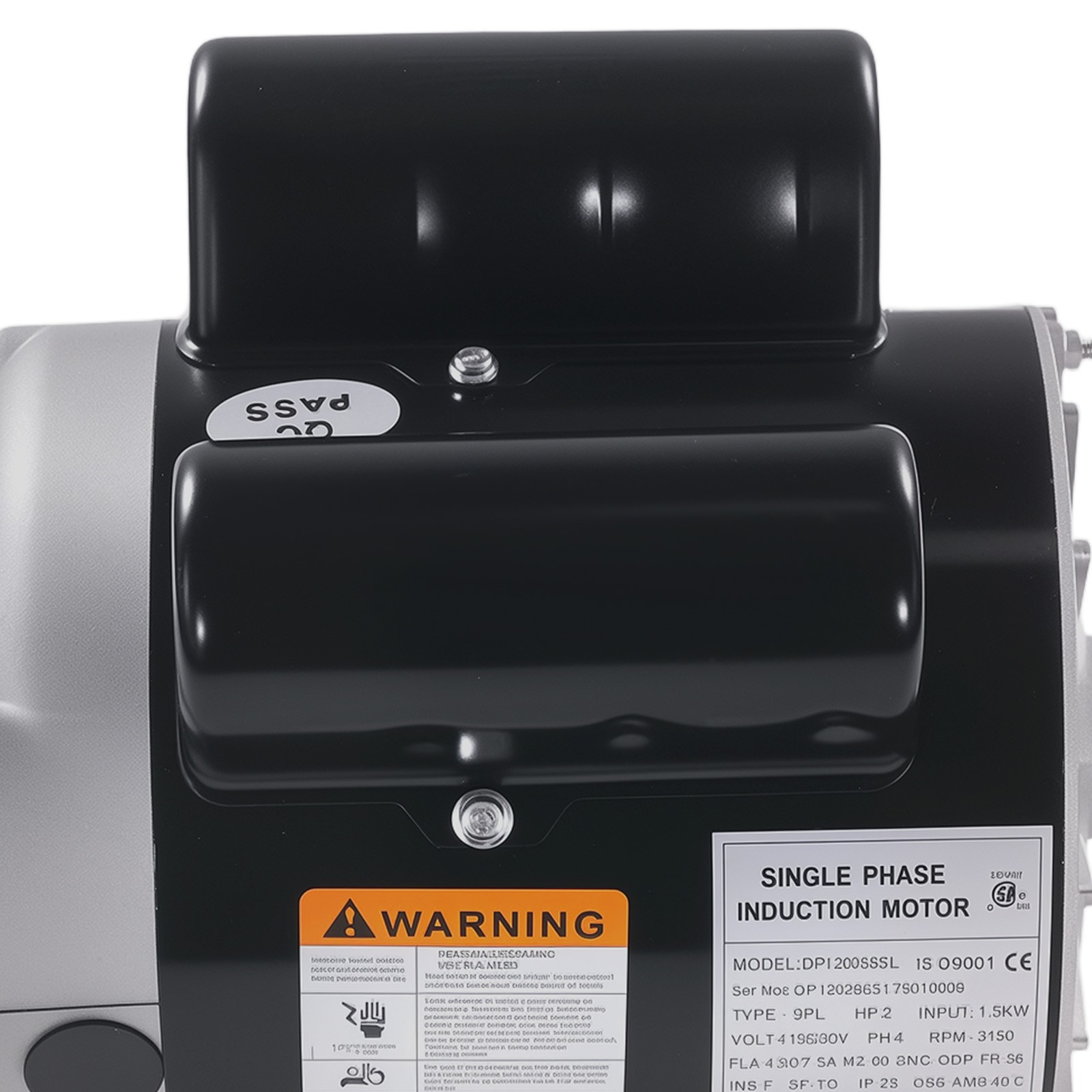2HP Electric Motor 3450RPM AC120V/240V 56 Frame Single-Phase 5/8″ Keyed Shaft