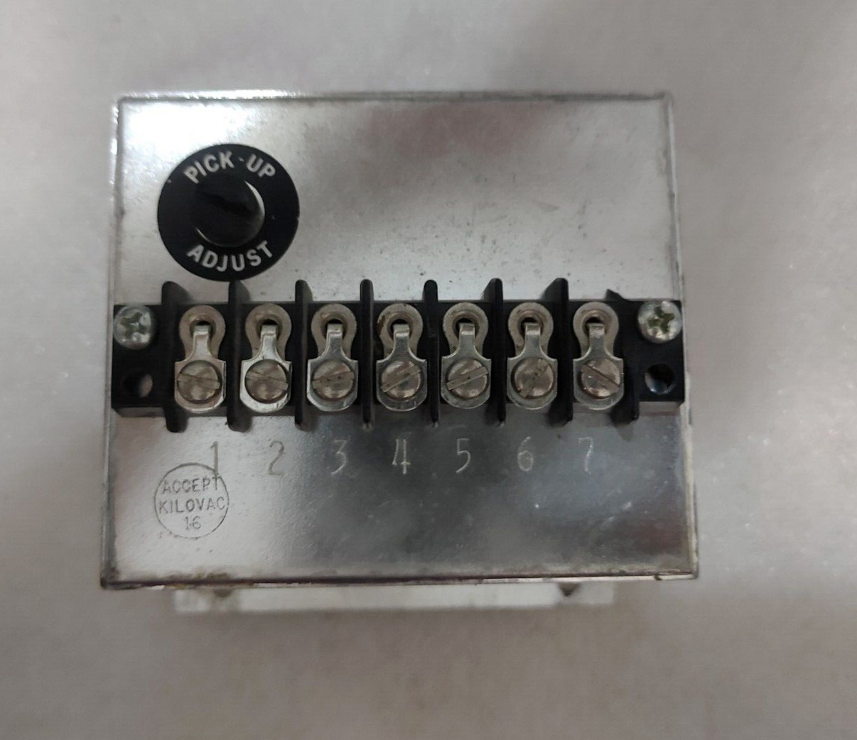 Wilmar Currant Relay 1100-19X, 24 Volt DC, 50-500 Hz, 1-5 Amp Adjustable