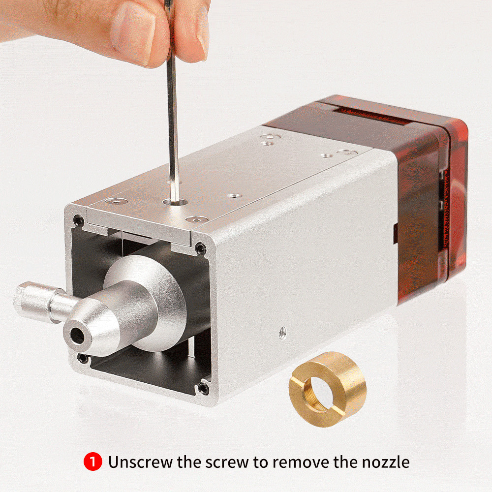 10W Laser Module With Air Assist For CNC Router Machine Engraving Cutting Tool