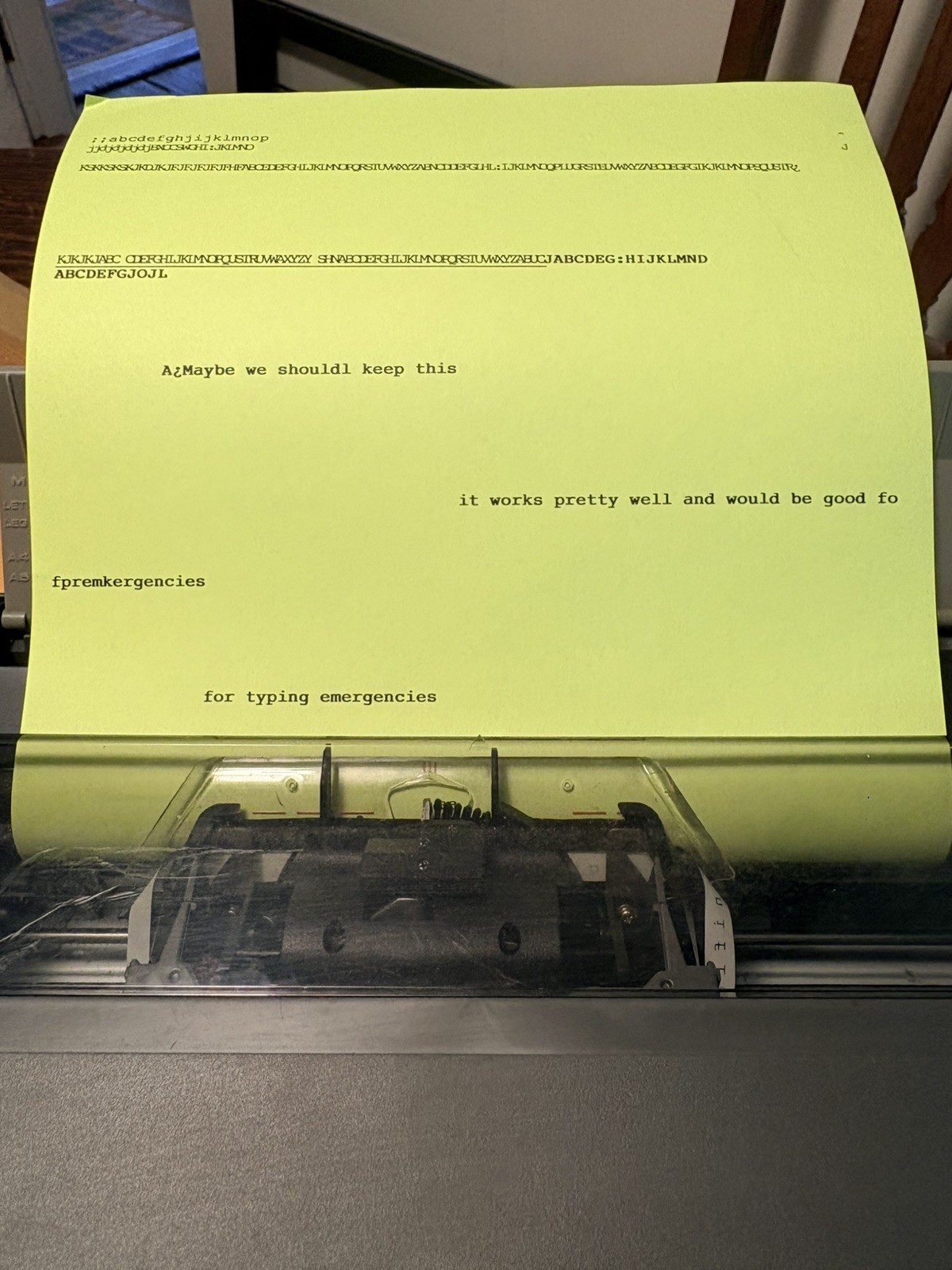 Canon S-15 Electric Typewriter Vintage Keys –