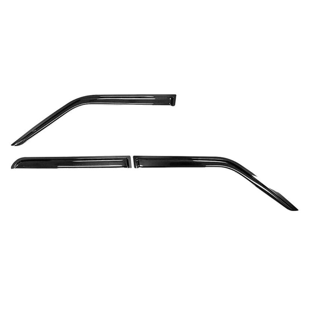 Window Visor for Jeep Patriot 2007-2017 4pc Smoke Tinted Slim Acrylic