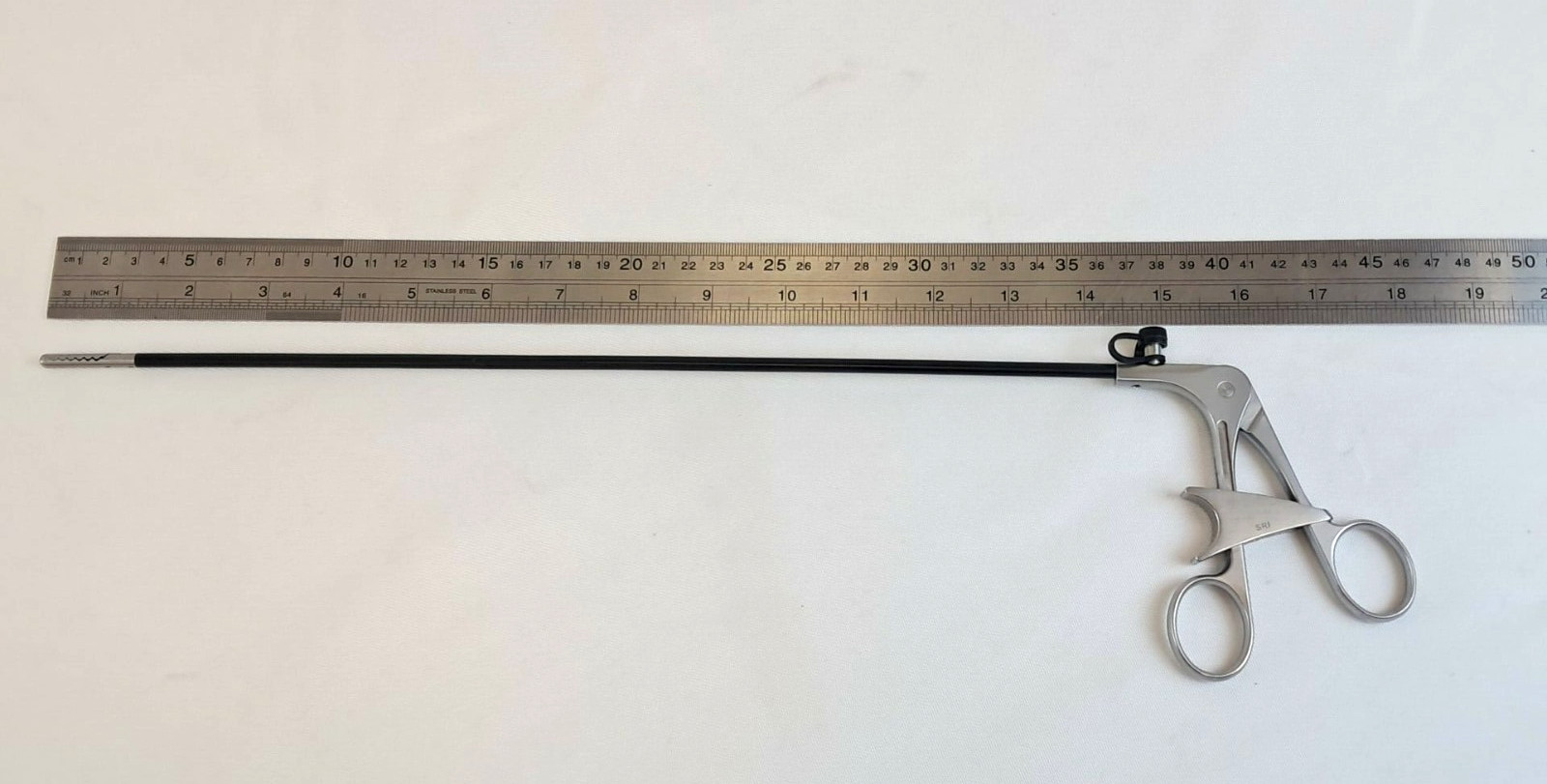 Aesculap PL054R Single Action Atraumatic Grasper 5mm x 36cm