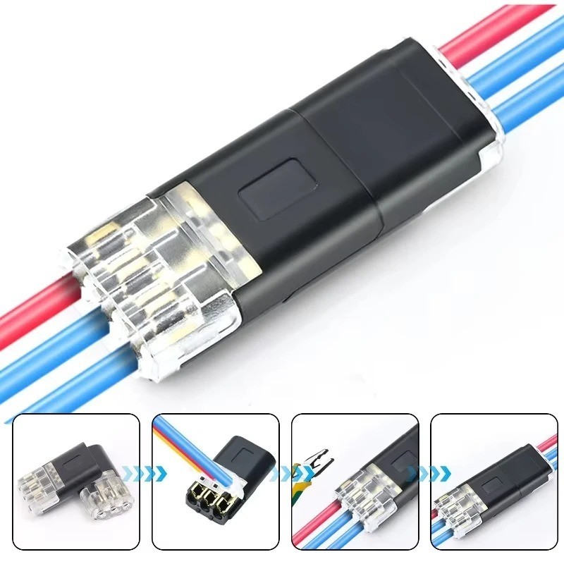 Quick Wire Connector No Strip Dual Line Cable Terminal Connector