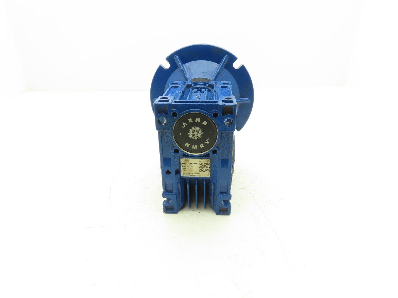 Motovario NMRV 050 Gearbox 20:1 Reducer 87.5rpm Hollow Shaft Output 56C