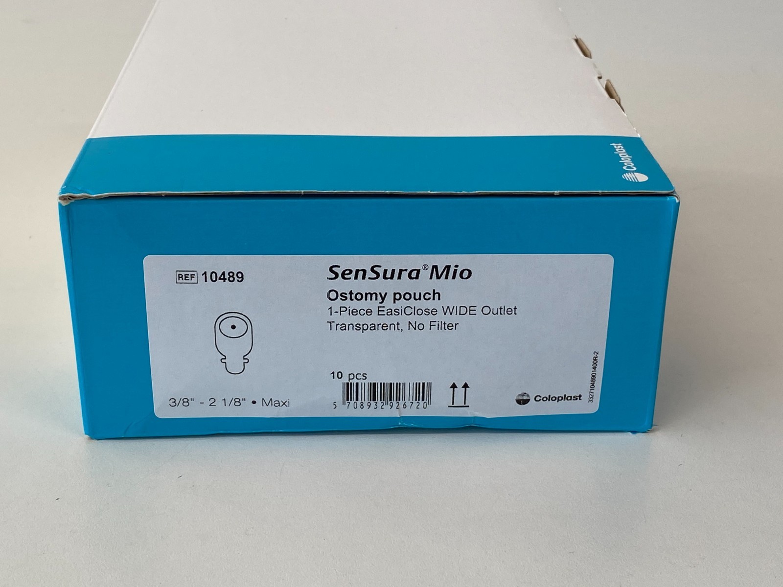 Box of 10 COLOPLAST SenSura Mio 10489 Exp.2027-03 (*DD31)