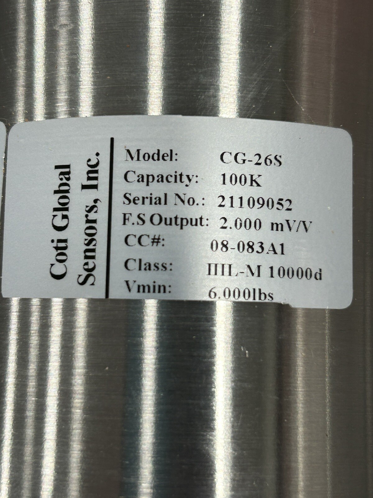 Cardinal SCA 100k Load Cell New