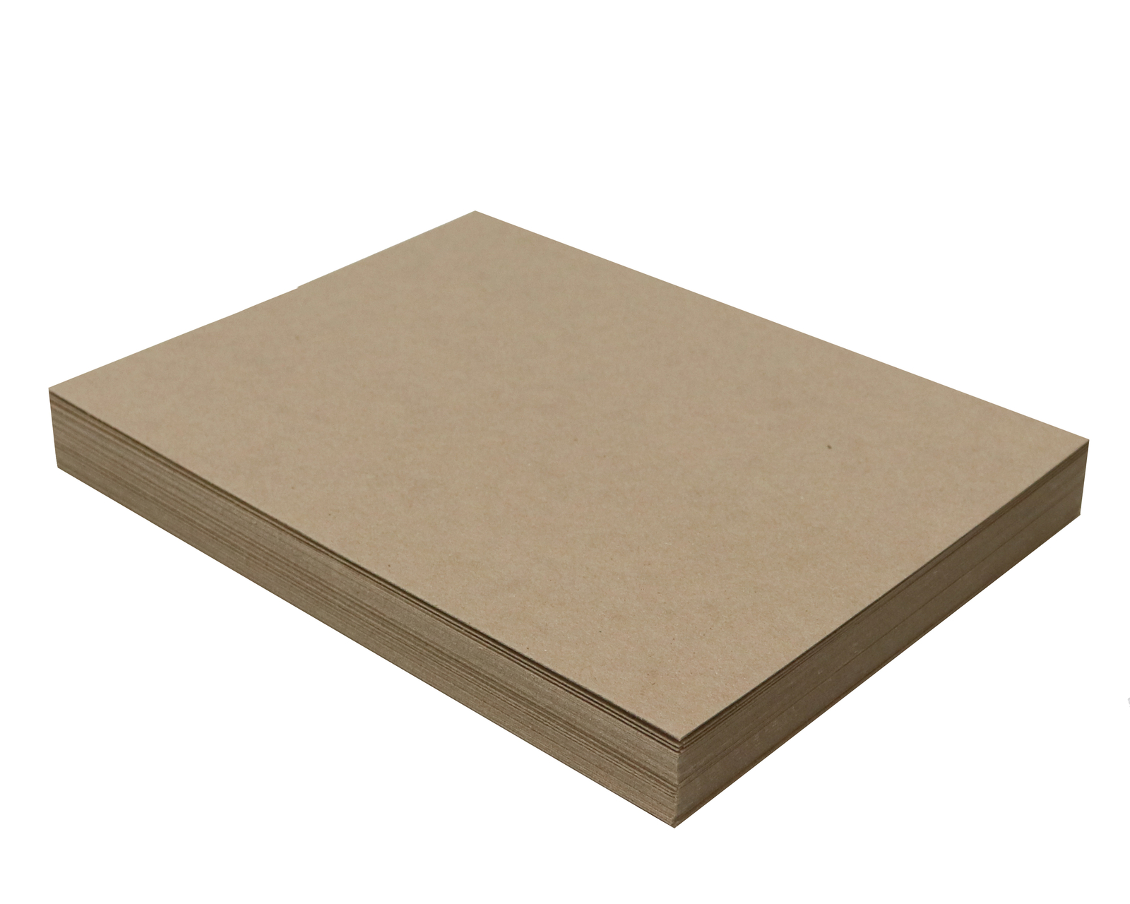 100 Sheets Chipboard 8 x 10 inch – 22pt Light Weight Brown Kraft Cardboard