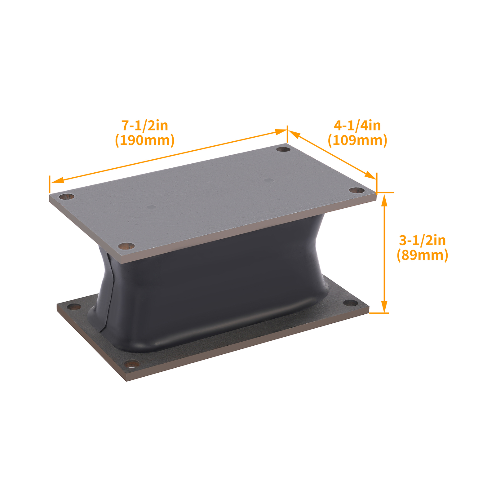 NEW 4 Pack Vibratory Plate Compactor Rubber Isolator Shock Mount For Stanley