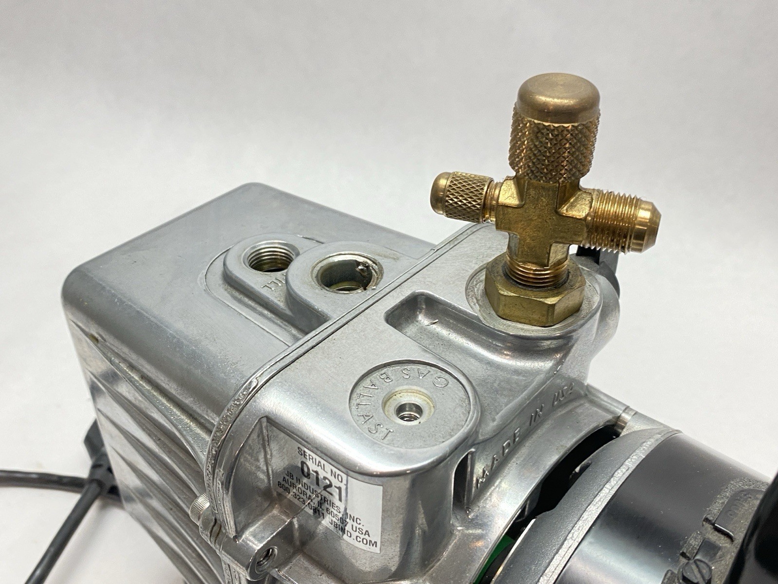 JB Industries DV-85N Platinum Refrig Evacuation Vacuum Pump 3 CFM