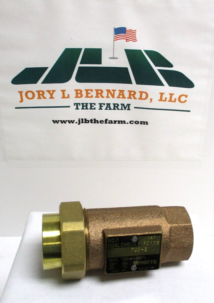 WATTS , 1″ FNPT BRONZE DUAL CHECK VALVE, NO.-7 , 7U2-2 , 150 PSI