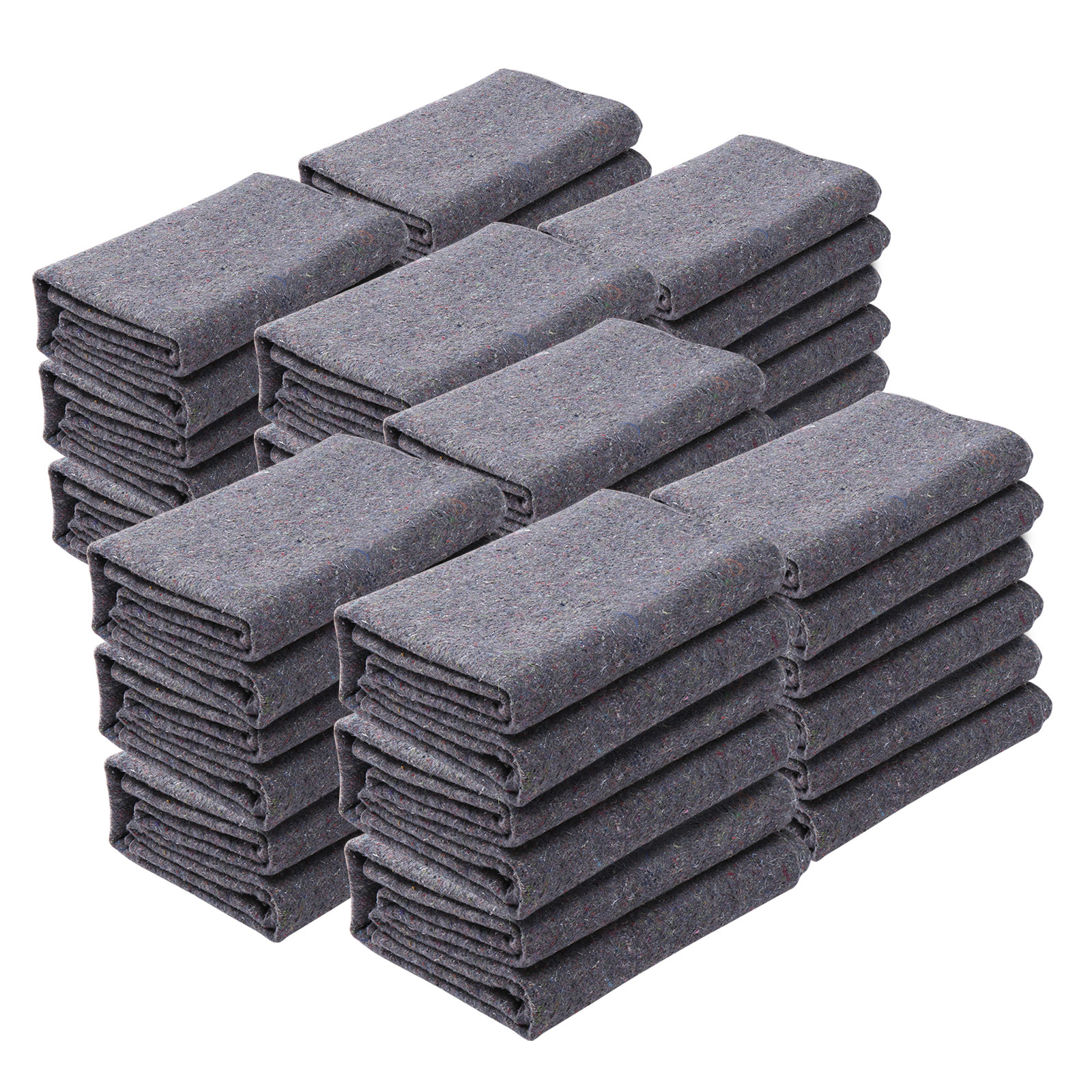 VEVOR Moving Blankets Packing Blankets 72″ x 54″ Furniture Pads 24-Pack 21 lb/dz